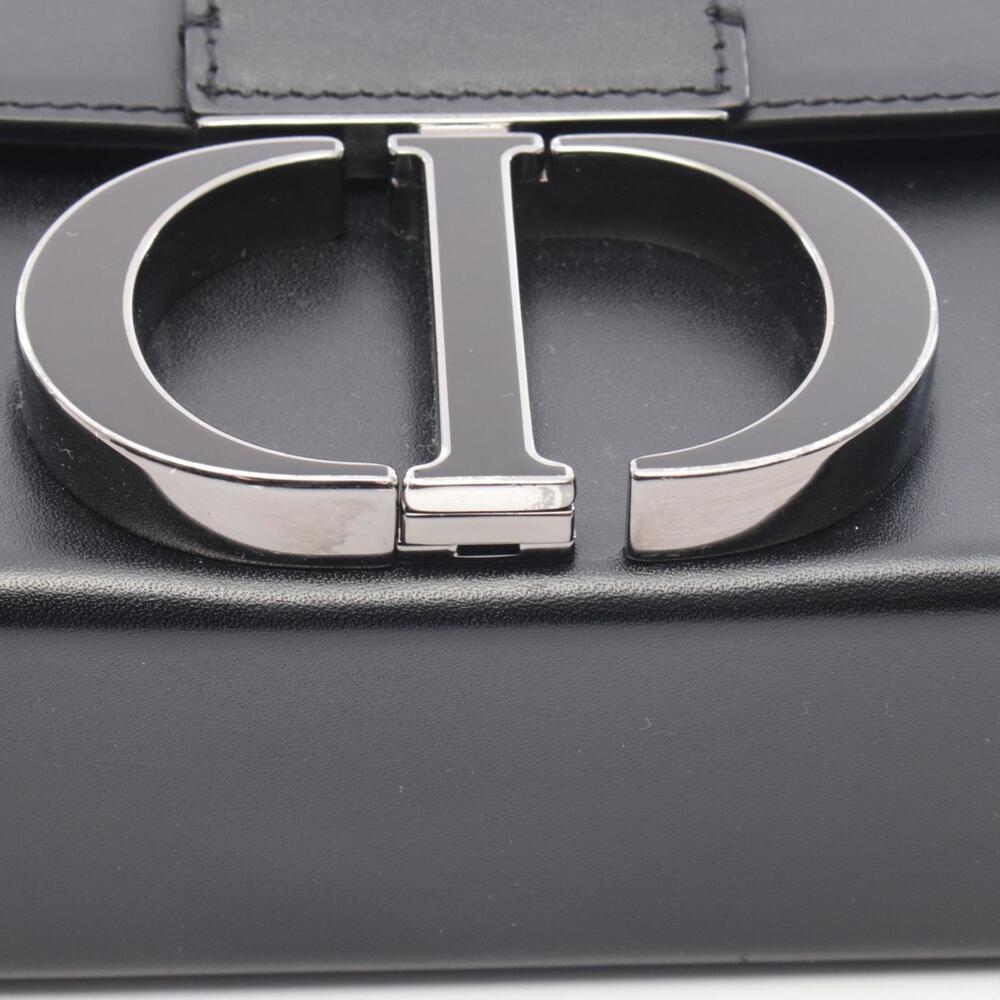 CHRISTIAN DIOR Black Leather Shoulder Bag - Picture 8 of 10